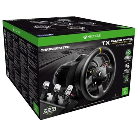 Τιμονιέρα με πετάλια Thrustmaster TX Racing Wheel Leather Edition για PC - Μαύρο image 2