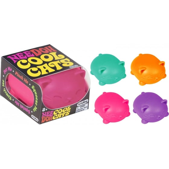 Anti-Stress Μπάλα Nee Doh Cool Cats (4 Χρώματα) image 0