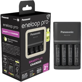 Φορτιστής Μπαταριών Panasonic Eneloop Pro BQ-CC55E Smart & Quick Σετ με 4x AA 2500 mAh