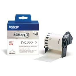 Κασέτα Ετικετογράφου Brother DK-22212 P-touch Endless Label 15.2x62mm - Λευκό