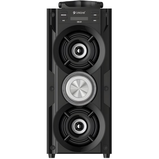 Party Speaker Celebrat OS-01 Karaoke 10W με Φωτισμό LED - Μαύρο image 0