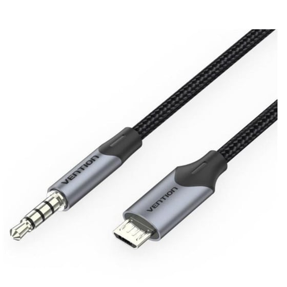 VENTION Καλώδιο Ήχου BDGBH 1x Micro USB Male σε 1x 3.5mm Jack Male 2 m Μαύρο image 0