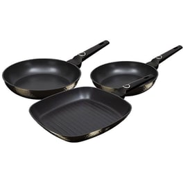 Σετ Τηγάνια BERLINGER HAUS BH-6073 3 τμχ Μαύρο