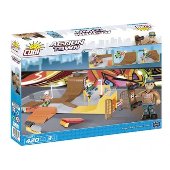 Cobi Action Town Crazy Skatepark 420 Τεμ Cobi-1880 image 0