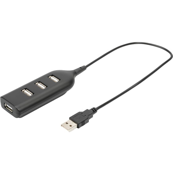 Digitus AB-50001-1 USB Hub 4-Port USB 2.0 συμβατό με USB-A image 3