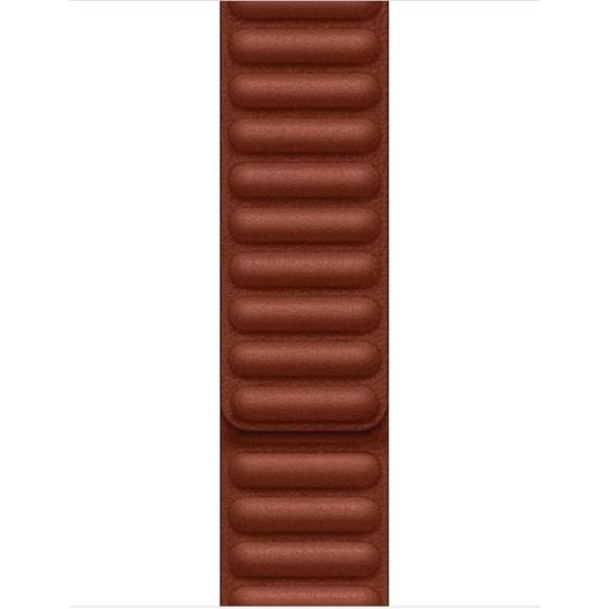 Λουράκι Apple Leather Link S/M για Apple Watch 41mm - Καφέ image 0