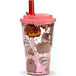 Παγούρι&nbsp;Puckator με&nbsp;Καλαμάκι&nbsp;Pusheen&nbsp;the&nbsp;Cat 500ml