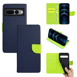 Θήκη Google Pixel 7 Pro - Sonique Trend Book - Σκούρο Μπλε Λαχανί