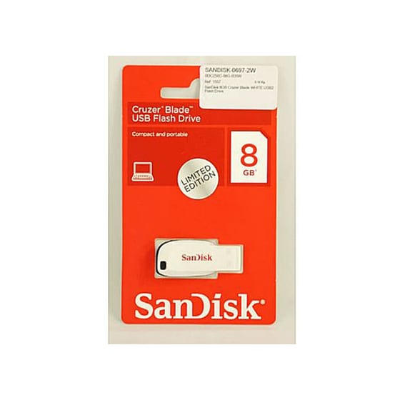 USB stick SanDisk Cruzer Blade 8GB 2.0 Λευκό image 3