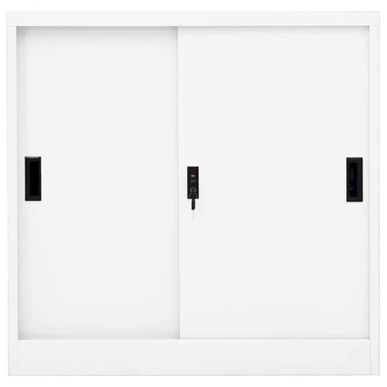 Ντουλάπι Γραφείου VidaXL από Ατσάλι 90x40x90 cm - Λευκό image 1
