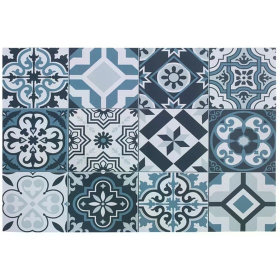 Σουπλά Spitishop Mosa από PVC 30x45cm - Μπλε/Λευκό image 0