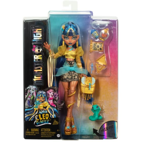 Κούκλα Mattel Monster High Κλειώ Κούκλα Με Φίδι Και Αξεσουάρ image 0