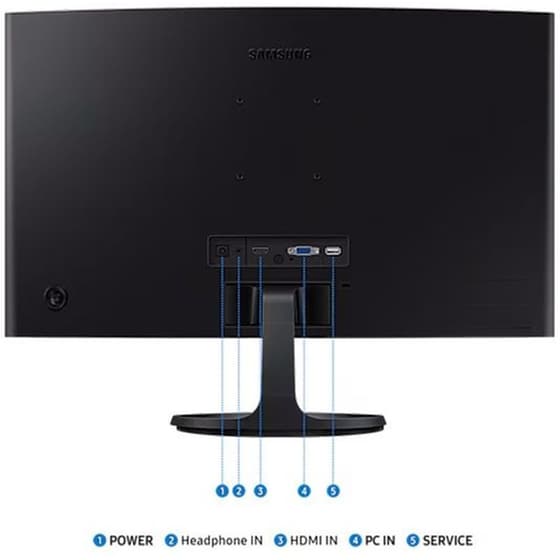 Samsung Essential Monitor S3 S36GD LS24D364GAUXEN 24'' FHD VA Curved 100Hz 4ms image 4