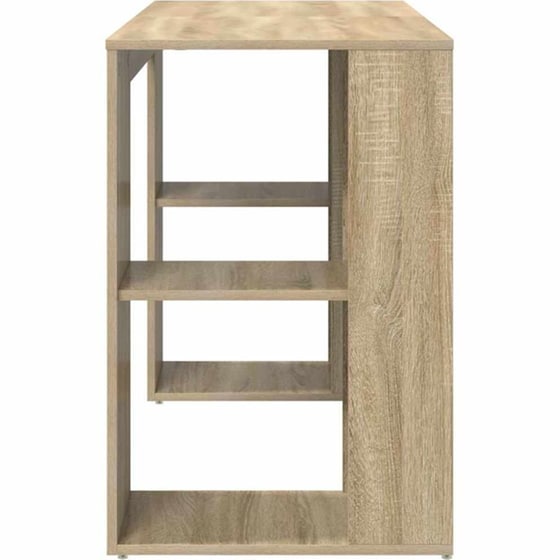 Γραφείο VidaXL από Επεξεργασμένο Ξύλο 130x50,5x75 cm - Sonoma Δρυς image 5