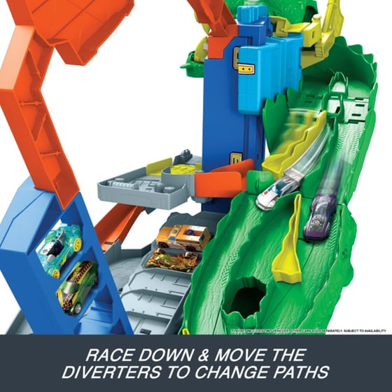 Playset Hot Wheels Απόλυτο Γκαράζ T-Rex Με Πίστα City image 13