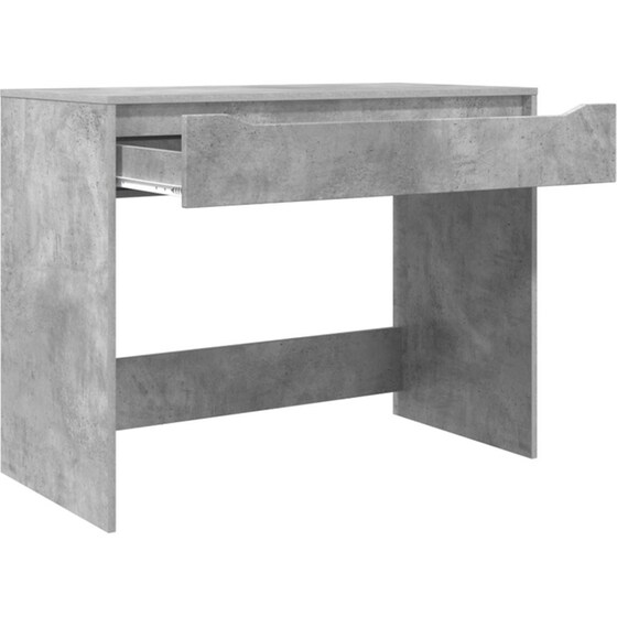 Γραφείο VidaXL με Συρτάρι 100x50x78 cm - Γκρι Σκυροδέματος image 4