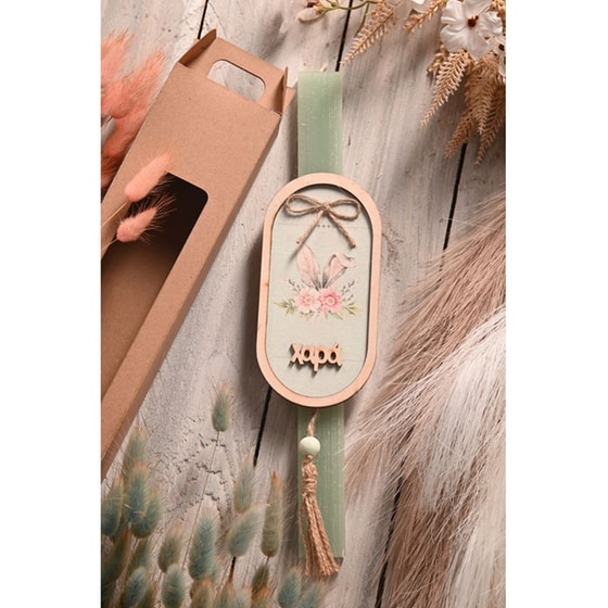 Λαμπάδα Rodia&nbsp;Λαγουδάκι&nbsp;Χαρά image 1