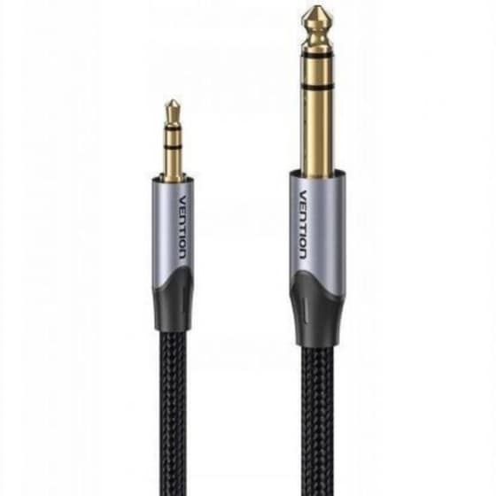 VENTION Καλώδιο Ήχου BAUHJ 1x 3.5mm Jack Male σε 1x 6.5mm Jack Male 5 m Μαύρο image 0