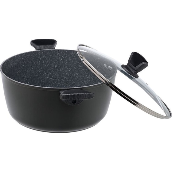 Κατσαρόλα ESTIA CUISSON 01-11130 28 cm Μαύρο image 2