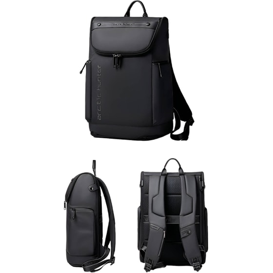 Τσάντα Laptop Arctic Hunter B00465 15.6" Αδιάβροχη - Μαύρο image 1