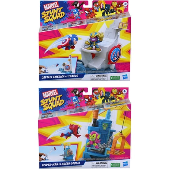 Hasbro Σετ Παιχνιδιού Marvel Stunt Squad Tower Smashin’ Heroes (F6894) image 0