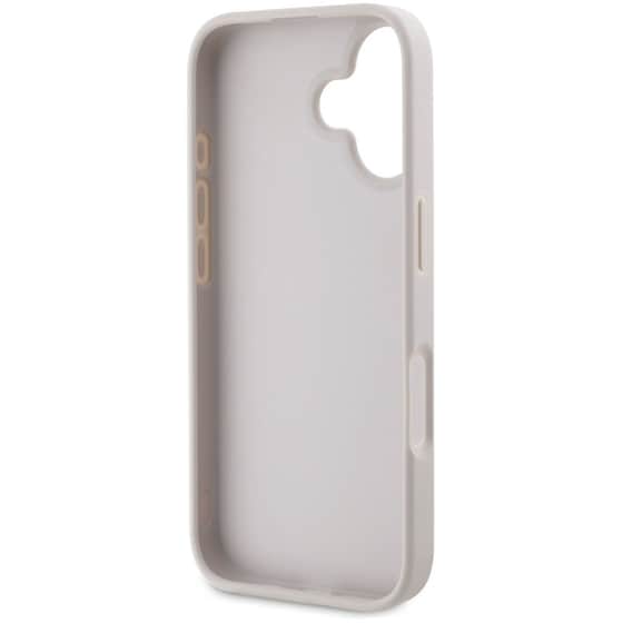 Θήκη Apple iphone 16 - Guess 4g Triangle Strass - Ροζ image 5