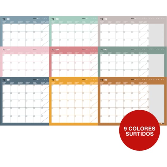 Οργανόγραμμα Miquelrius 2024 Μηνιαίο Planner To Do A3 image 3