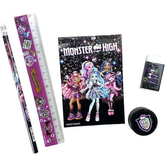 Σχολικό Σετ με Μπλοκ Gim Monster High image 0
