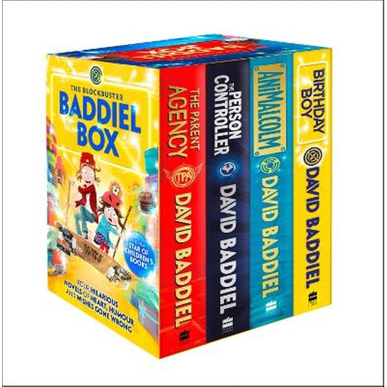 Blockbuster Baddiel Box (The Person Controller, The Parent Agency, AniMalcolm, Birthday Boy) image 0