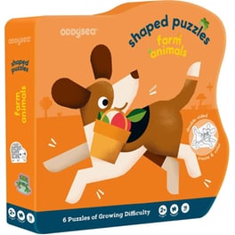 Παιδικό Παζλ Oddy At Sea Ζώα της Φάρμας (2/3/4 Κομμάτια)