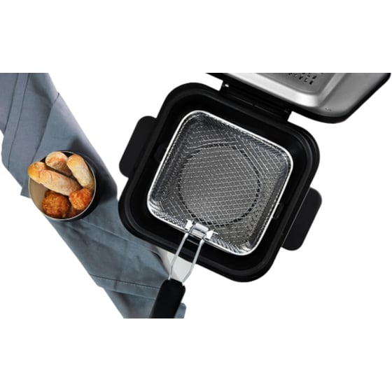 CECOTEC CLeanfry Infinity 1500 με Καπάκι 900 W 1.5 L Ασημί Φριτέζα Λαδιού image 2