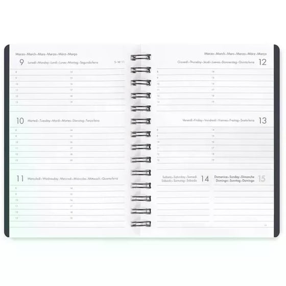 Ημερολόγιο Εβδομαδιαίο Legami 2026 12Μ Small Spiral Moth image 1