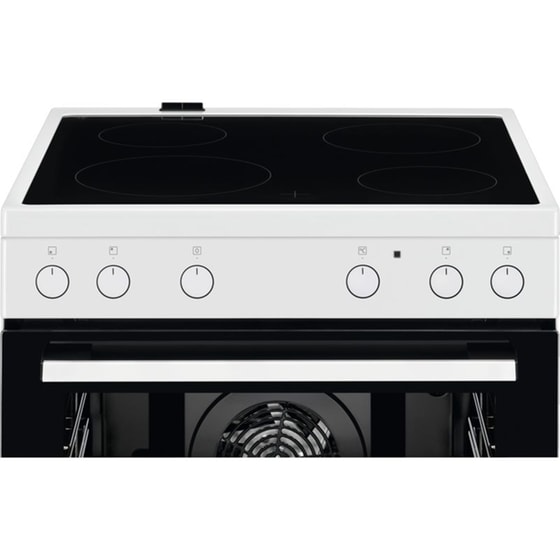 ELECTROLUX LKR62000BW 73 Lt Λευκό Ηλεκτρική Κουζίνα Κεραμική image 1