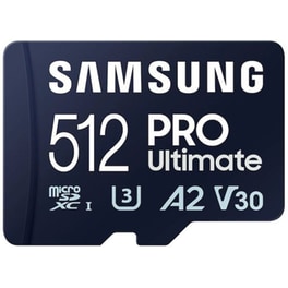 Samsung Pro Ultimate microSDXC 512GB Class 10 U3 V30 A2 UHS-I