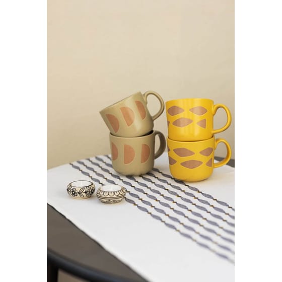 Κούπα Tranquillo Πήλινη 400 ml - Κίτρινη image 4