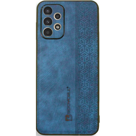 Θήκη Samsung Galaxy A13 4G - Bodycell Pattern Leather - Blue image 0