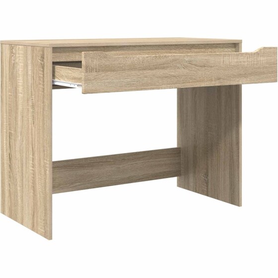 Γραφείο VidaXL με Συρτάρι και Αποθήκευση 100x50x78 cm - Sonoma Δρυς image 4
