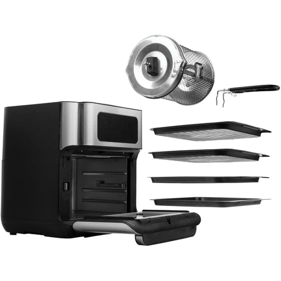 SINGER AF4640 Vita Cook 1500 W με Αποσπώμενο Κάδο 10 L Ασημί Φριτέζα Αέρος image 3