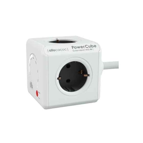 Πολύπριζο Allocacoc Powercube Extended Wifi 1.5m image 0