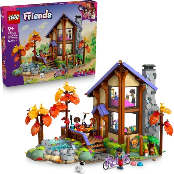 LEGO® Friends Cozy Fall Forest Cabin (42705) image 1
