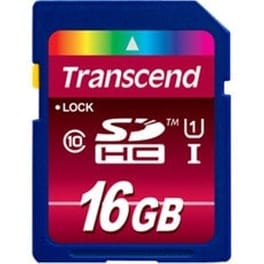 Transcend Ultimate 600x SDHC 16GB U1