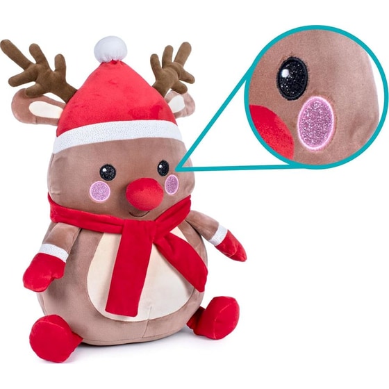 Λούτρινος Τάρανδος Softies Happy Christmas Rudolf (45cm) image 2