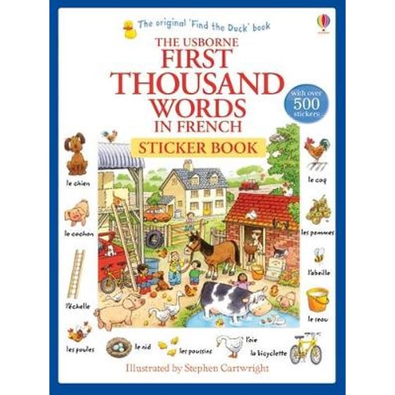 First Thousand Words in French Sticker Book image 0