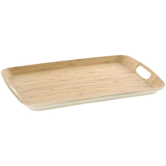 Δίσκος Σερβιρίσματος Spitishop Μπαμπού 46.5x30.5x3cm - Φυσικό/Λευκό image 0