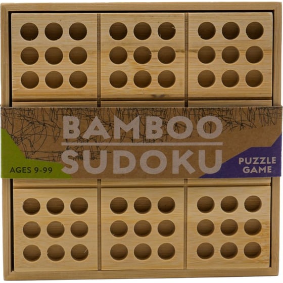 Eco Logicals Ξύλινο Παιχνίδι Bamboo Sudoku image 0
