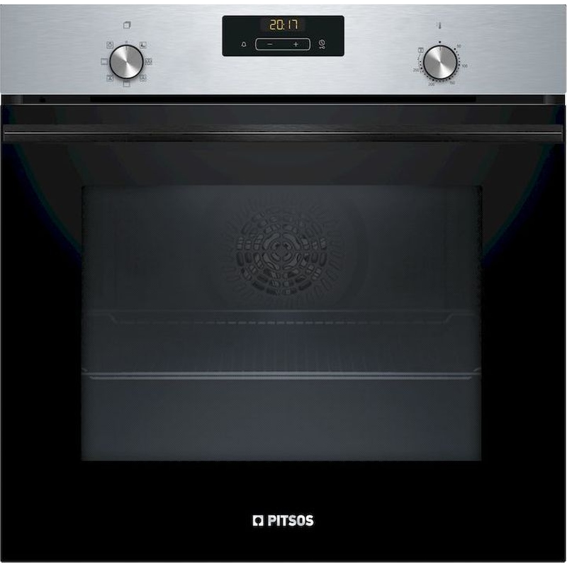 PITSOS PITSOS PH20M41X3 71 Lt Inox Εντοιχιζόμενος Φούρνος Άνω Πάγκου