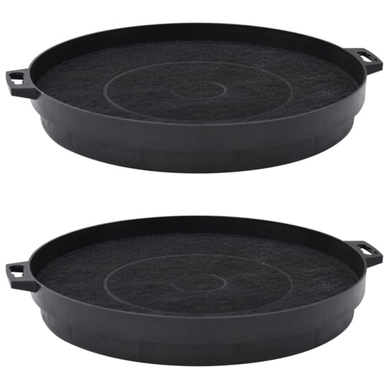 VidaXL 2 τμχ Ανταλλακτικά Φίλτρα Ενεργού Άνθρακα Απορροφητήρα image 0