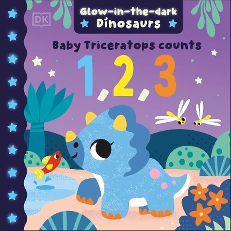 Baby Triceratops Counts 1, 2, 3