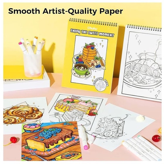 Μπλοκ Σχεδίου Ohuhu Enjoy The Sweet Moment image 2