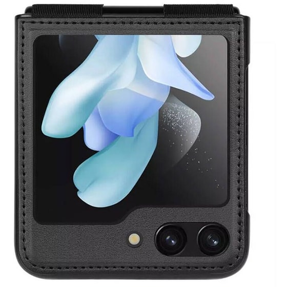 Θήκη Samsung Galaxy Z Flip 5 - NILLKIN Qin Leather Case - Μαύρο image 1